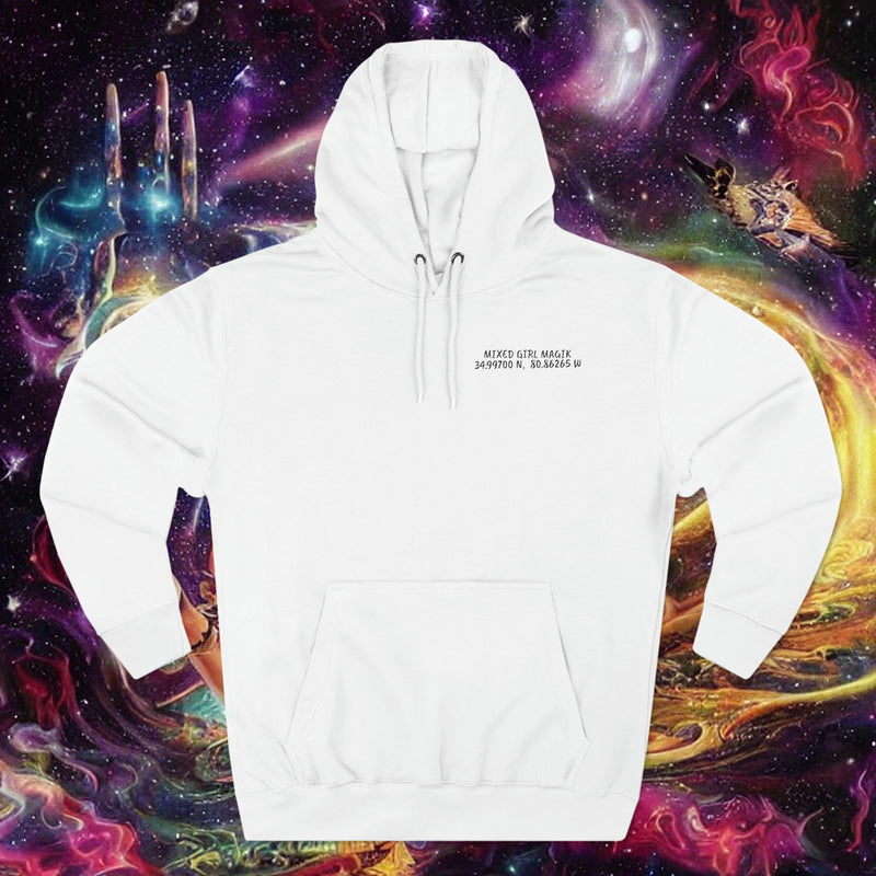 Three-Panel COOR. Fleece Hoodie