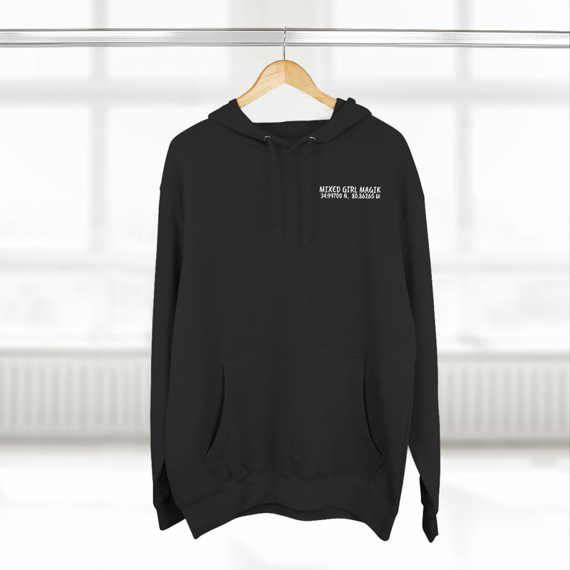 Three-Panel COOR. Fleece Hoodie