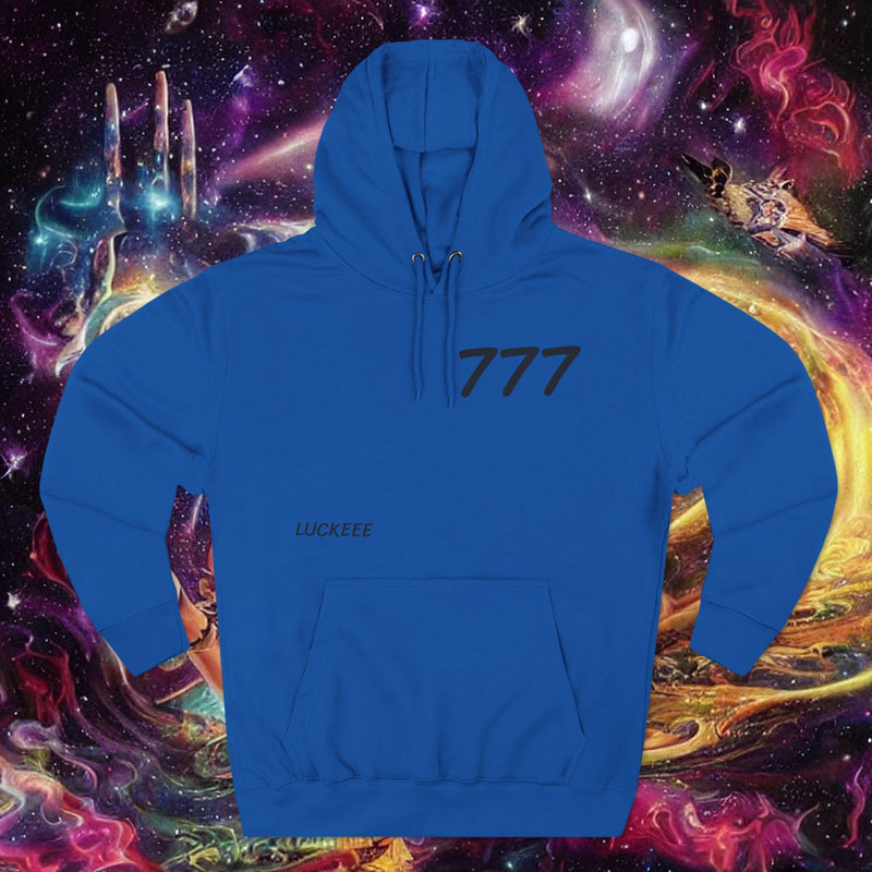 Three-Panel Fleece LUCKEEE  Hoodie