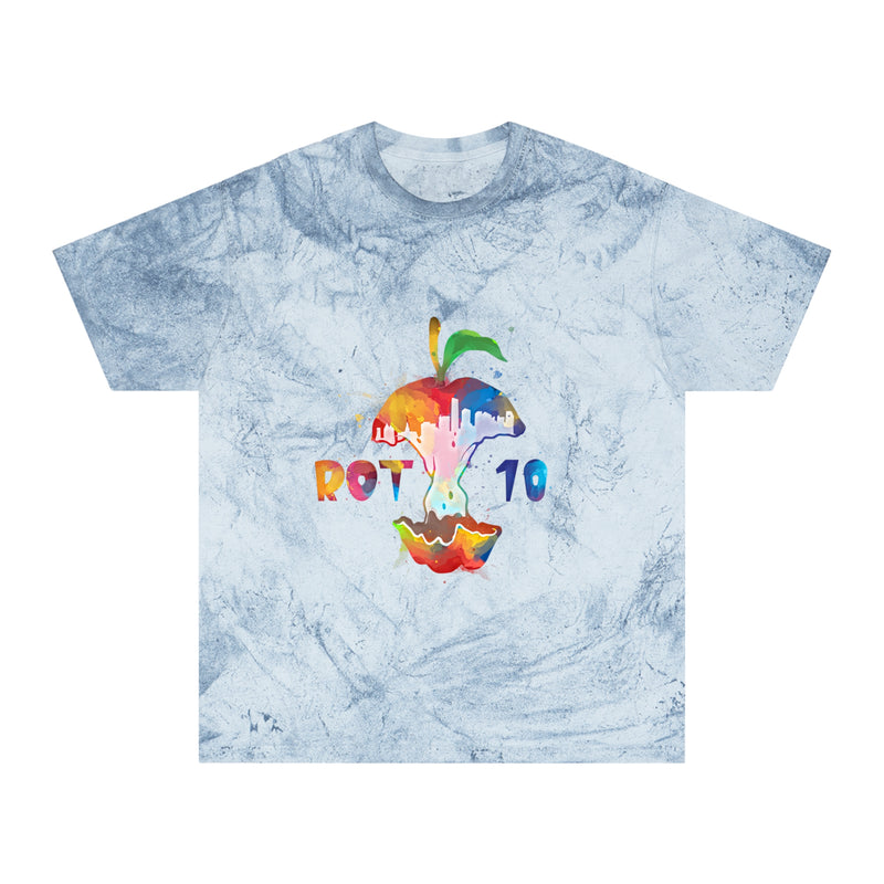 Unisex Color Watercolor Apple Blast T-Shirt