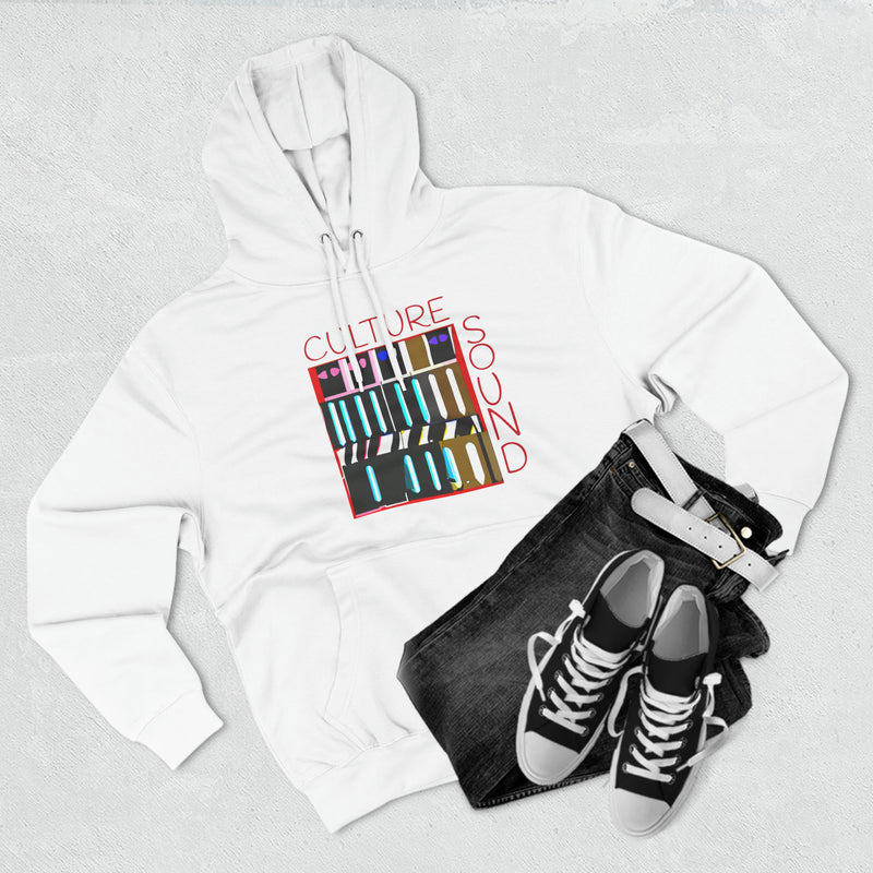 Three-Panel Fleece Culture Hoodie