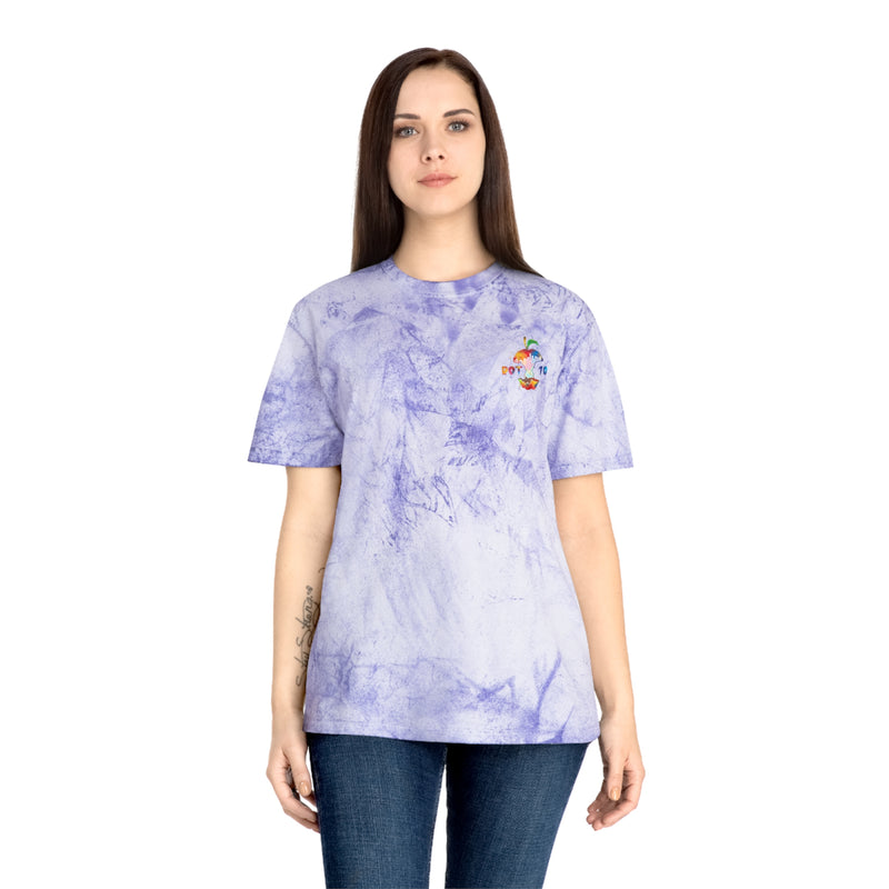 Unisex Color Watercolor Apple Blast T-Shirt