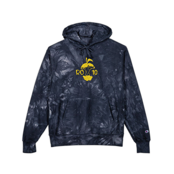 Unisex Champion Tie-Dye Hoodie with Embroidery - Stylish Casual Wear for All Occasions, Trendy Gift Idea, Cozy Comfortable Fashion, [...] - Rot10apples