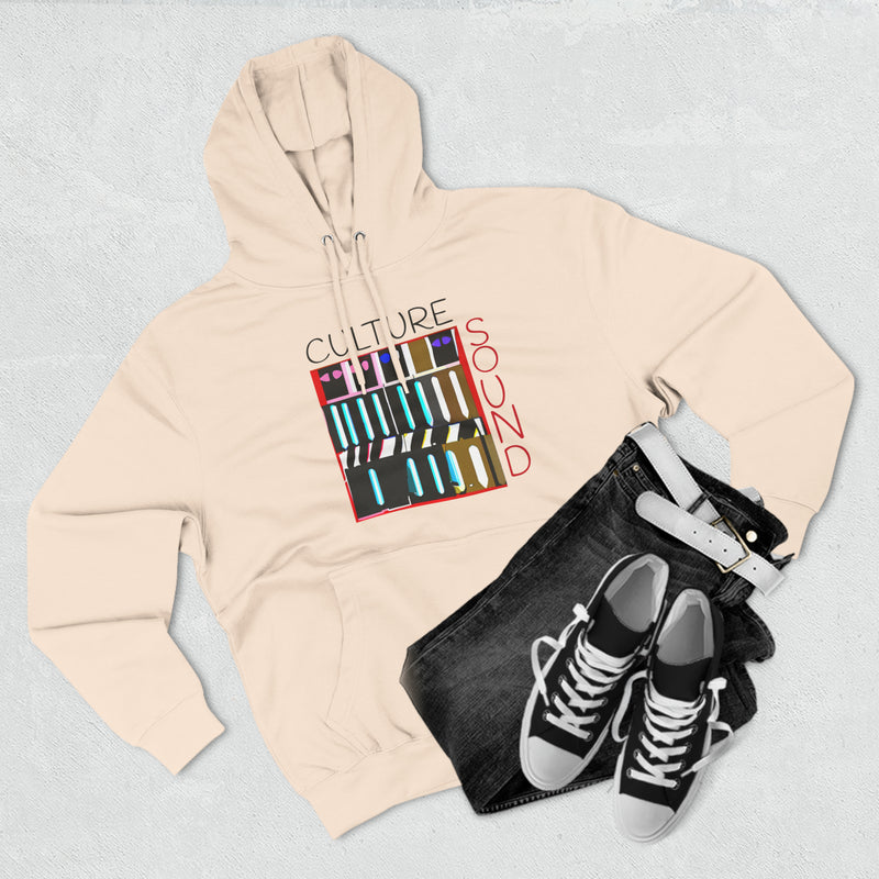 Three-Panel Fleece Culture Hoodie