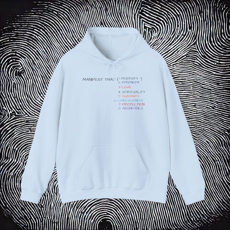 Unisex Heavy Blend™ MANIFEST Hooded Sweatshirt
