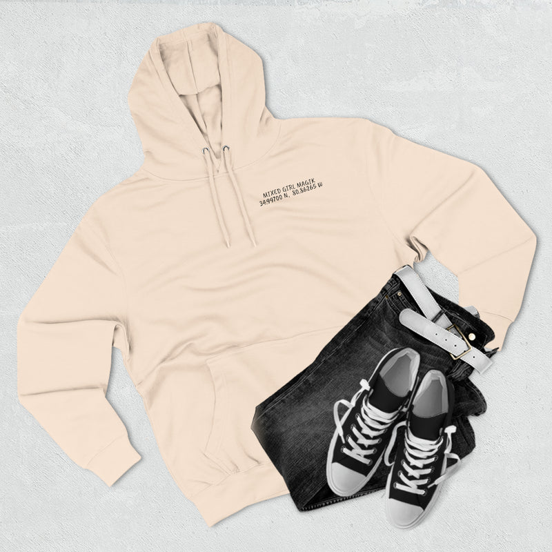 Three-Panel COOR. Fleece Hoodie