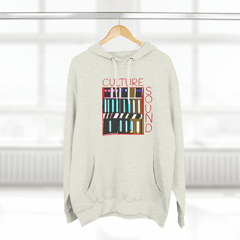 Three-Panel Fleece Culture Hoodie