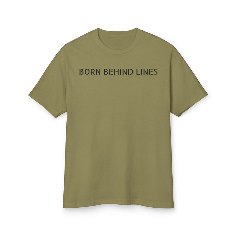Born Behind Lines Unisex Tee, Casual Wear, Graphic Tee, Gift for Him/Her, Streetwear, Everyday Style