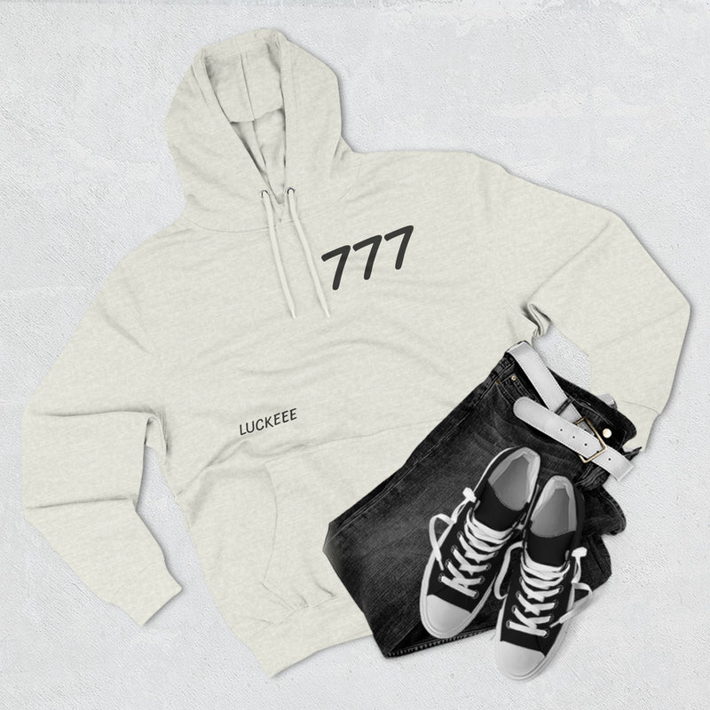 Three-Panel Fleece LUCKEEE  Hoodie