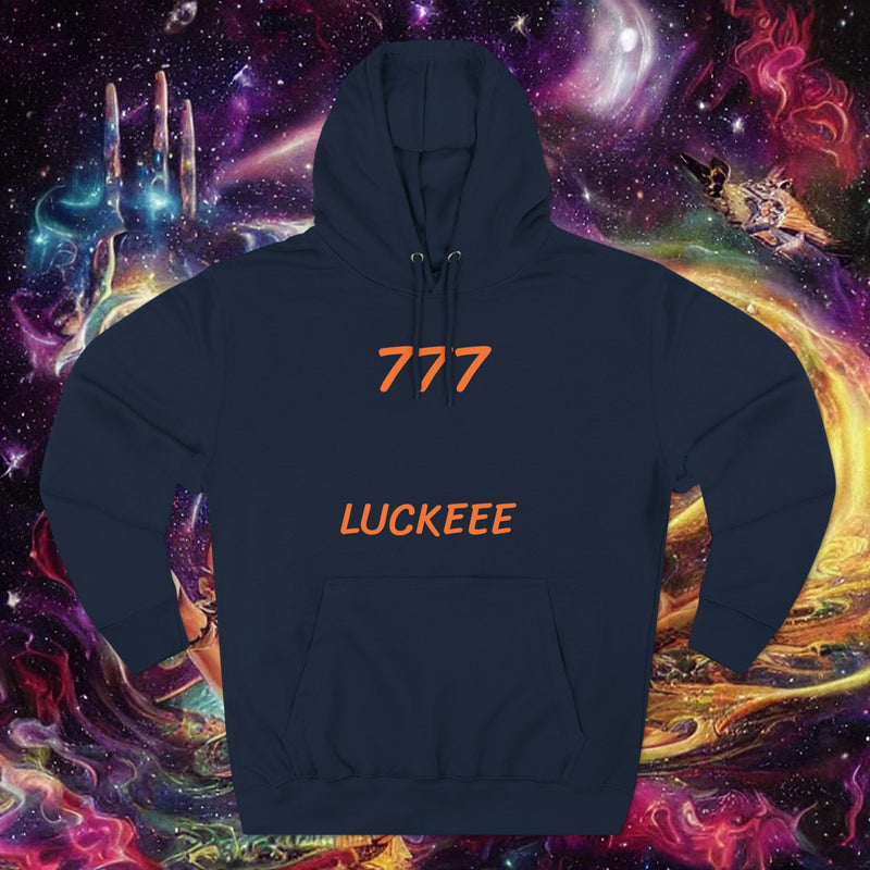 Three-Panel Fleece LUCKEEE  Hoodie