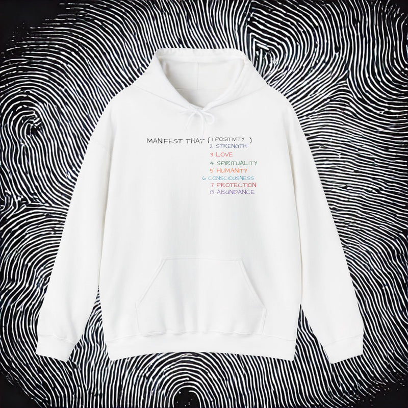 Unisex Heavy Blend™ MANIFEST Hooded Sweatshirt