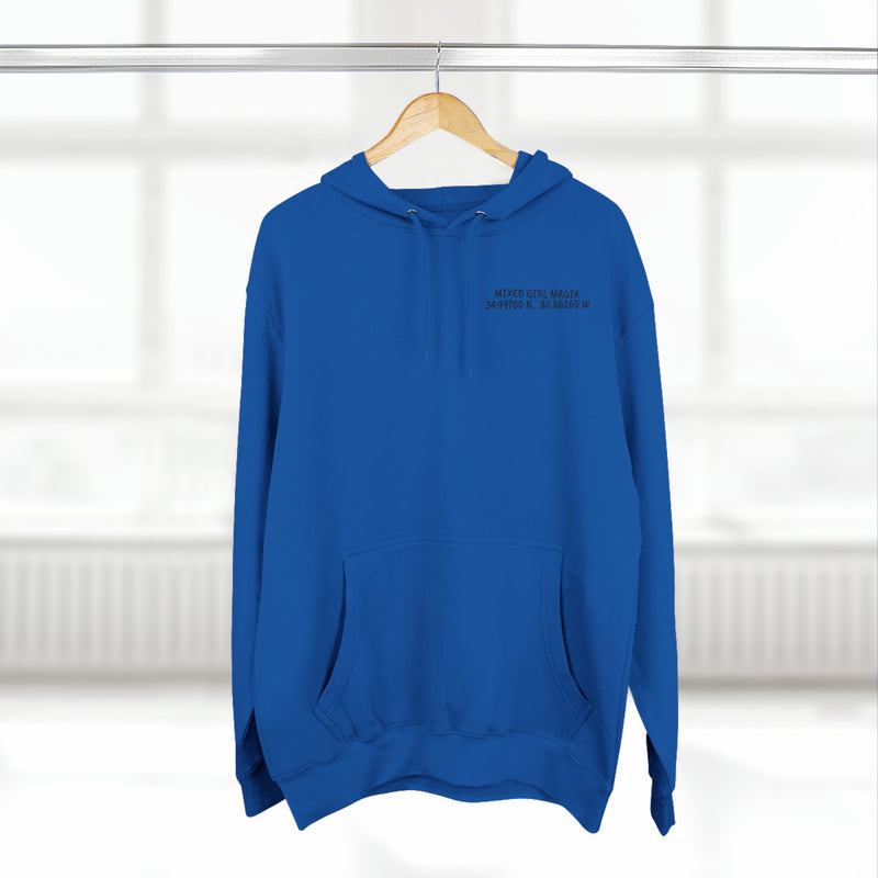 Three-Panel COOR. Fleece Hoodie