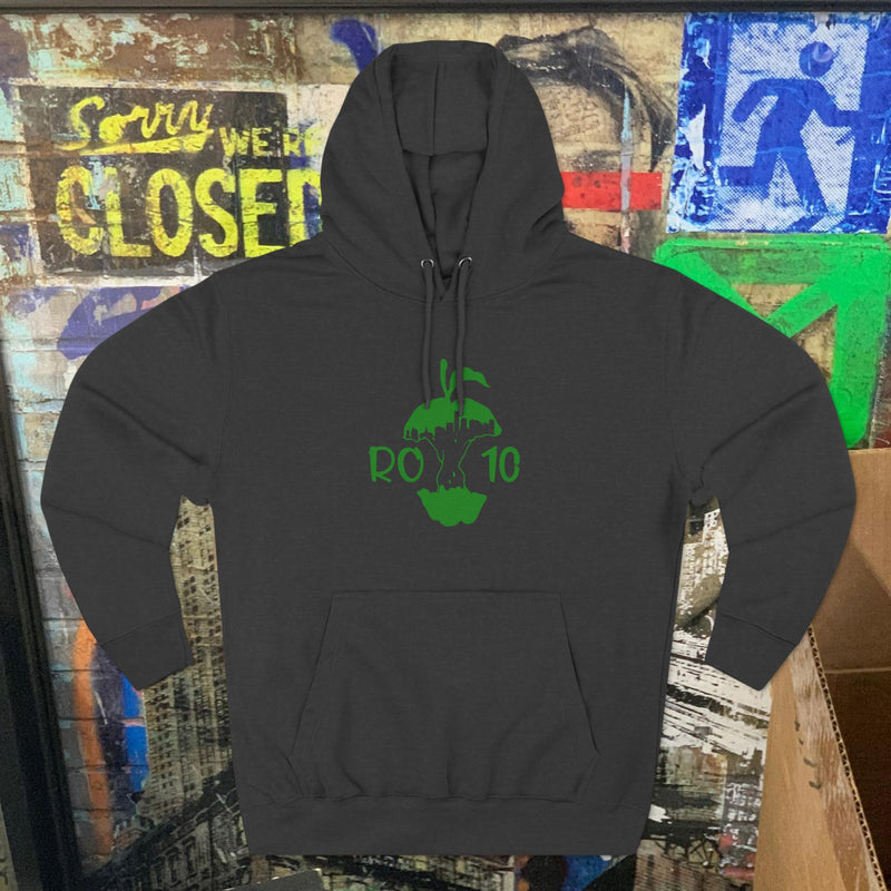 Three-Panel Fleece Hoodie