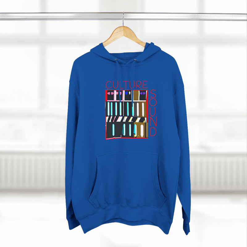 Three-Panel Fleece Culture Hoodie