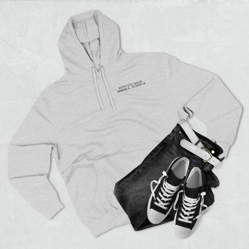 Three-Panel COOR. Fleece Hoodie