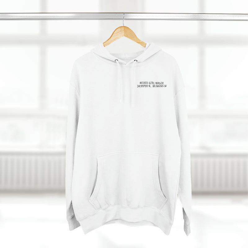 Three-Panel COOR. Fleece Hoodie