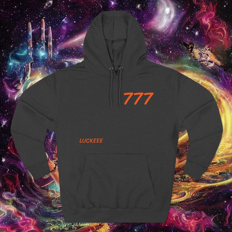 Three-Panel Fleece LUCKEEE  Hoodie