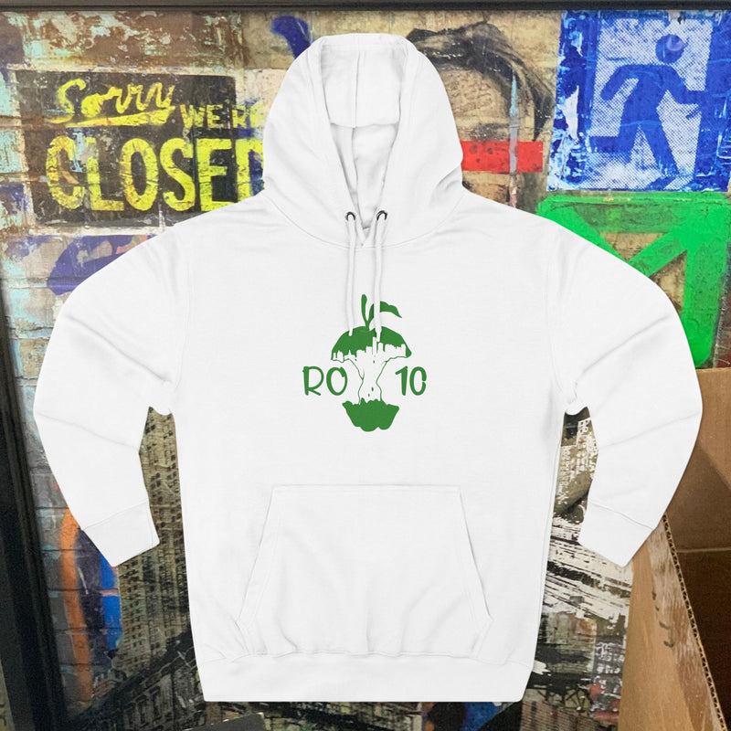 Three-Panel Fleece Hoodie