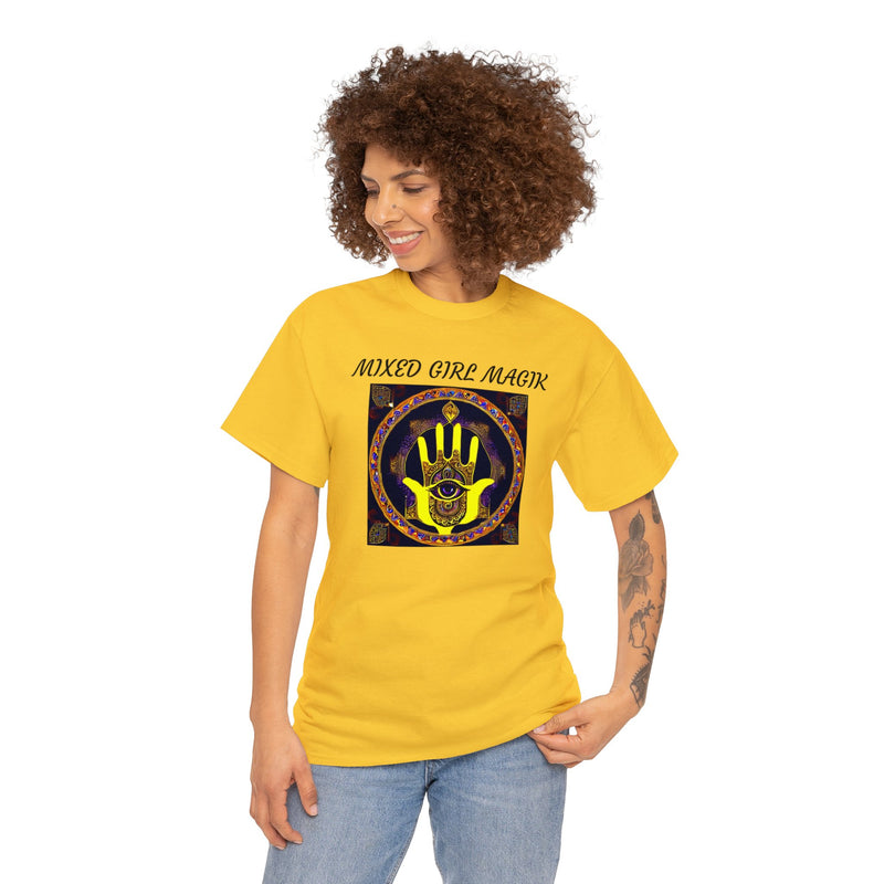 Unisex Heavy Hamsa 5 Cotton Tee