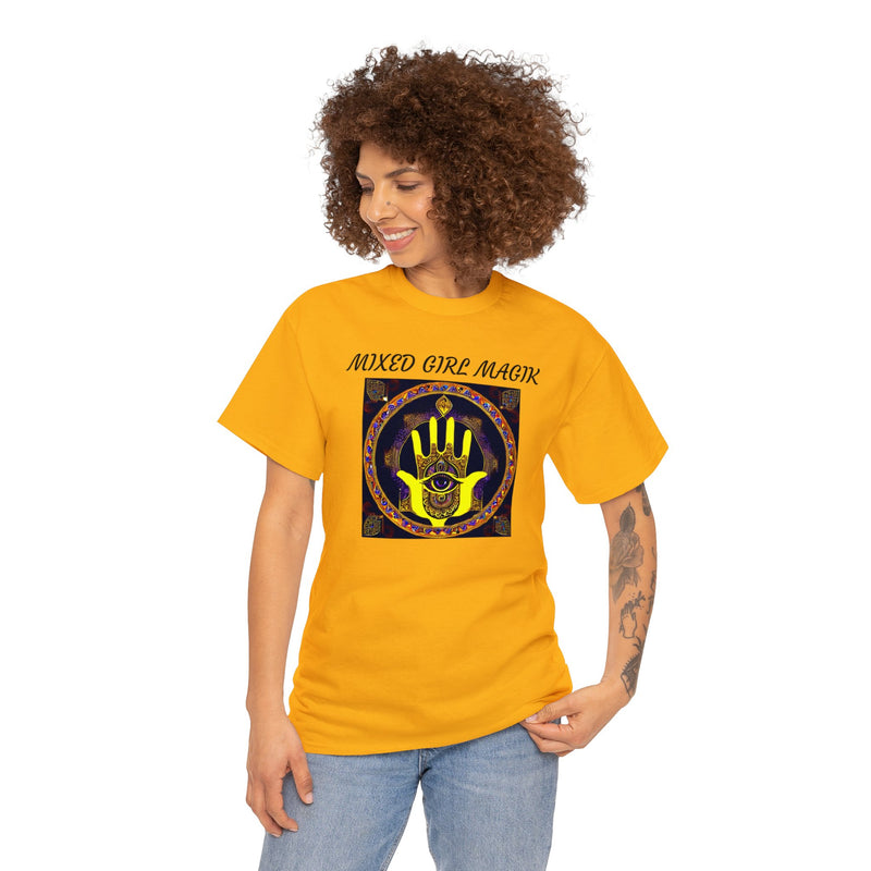 Unisex Heavy Hamsa 5 Cotton Tee