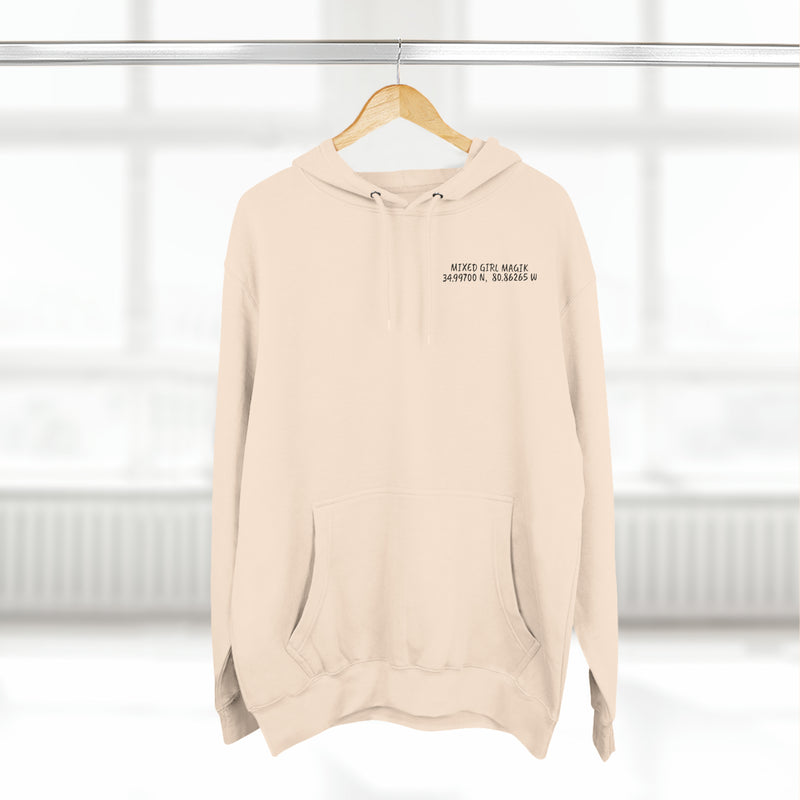 Three-Panel COOR. Fleece Hoodie