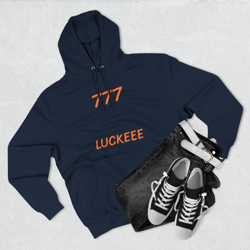 Three-Panel Fleece LUCKEEE  Hoodie