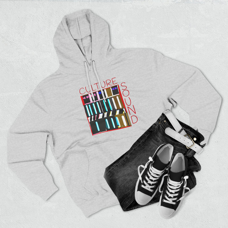 Three-Panel Fleece Culture Hoodie