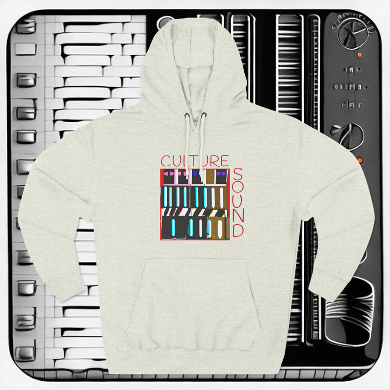 Three-Panel Fleece Culture Hoodie