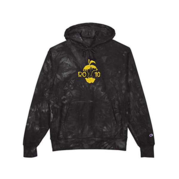 Unisex Champion Tie-Dye Hoodie with Embroidery - Stylish Casual Wear for All Occasions, Trendy Gift Idea, Cozy Comfortable Fashion, [...] - Rot10apples
