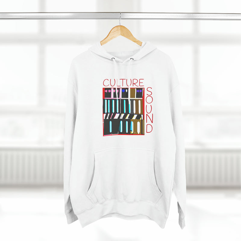 Three-Panel Fleece Culture Hoodie