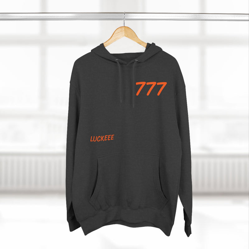 Three-Panel Fleece LUCKEEE  Hoodie