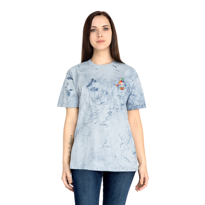 Unisex Color Watercolor Apple Blast T-Shirt