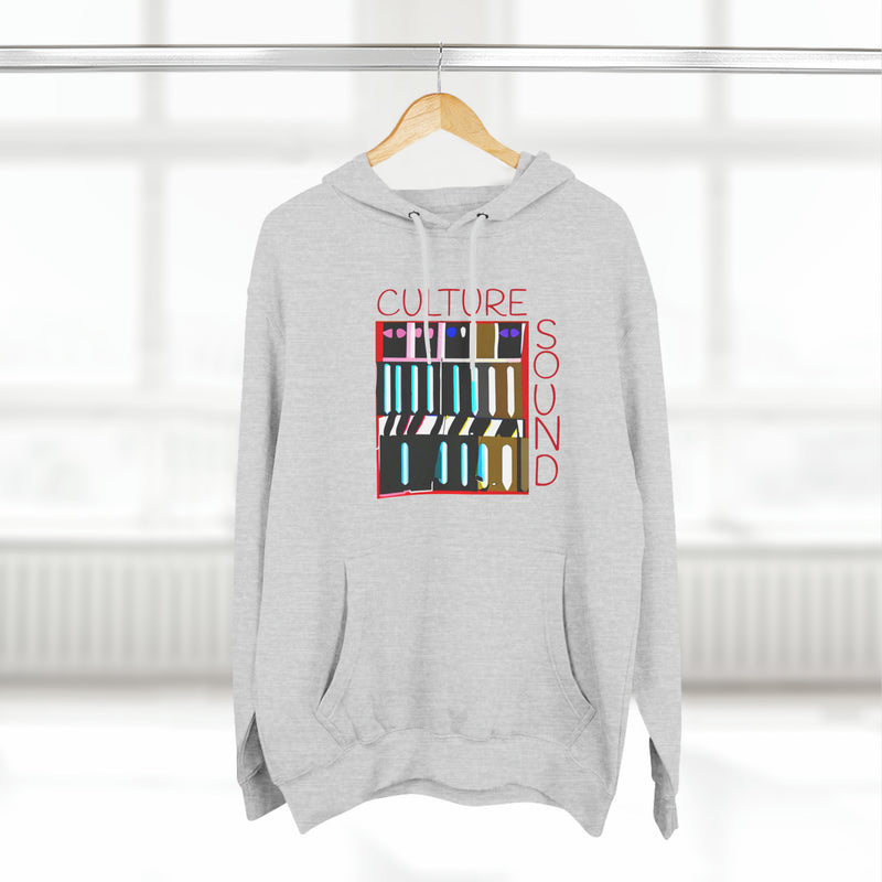 Three-Panel Fleece Culture Hoodie