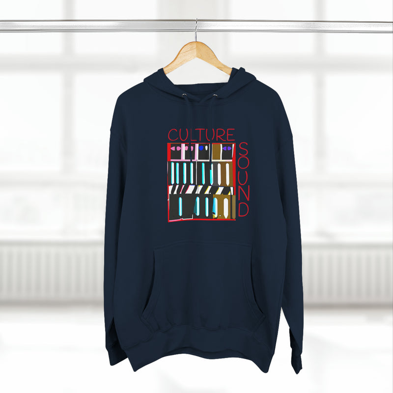 Three-Panel Fleece Culture Hoodie