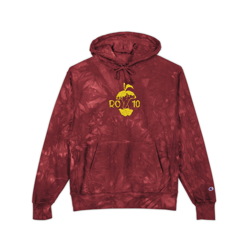Unisex Champion Tie-Dye Hoodie with Embroidery - Stylish Casual Wear for All Occasions, Trendy Gift Idea, Cozy Comfortable Fashion, [...] - Rot10apples
