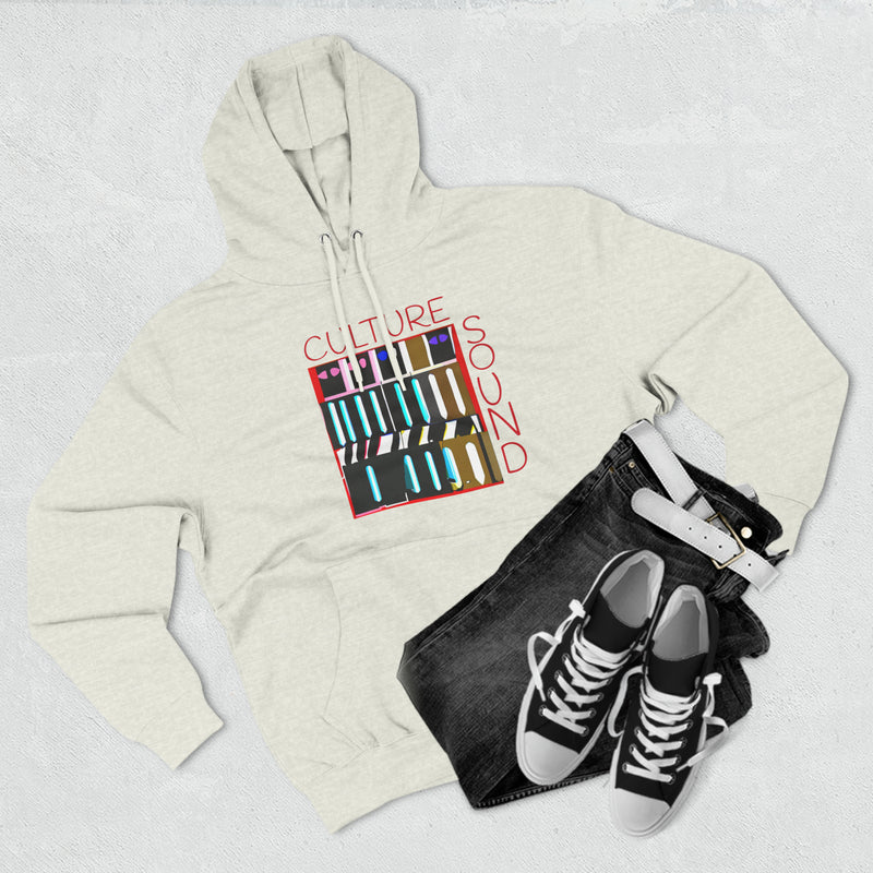 Three-Panel Fleece Culture Hoodie