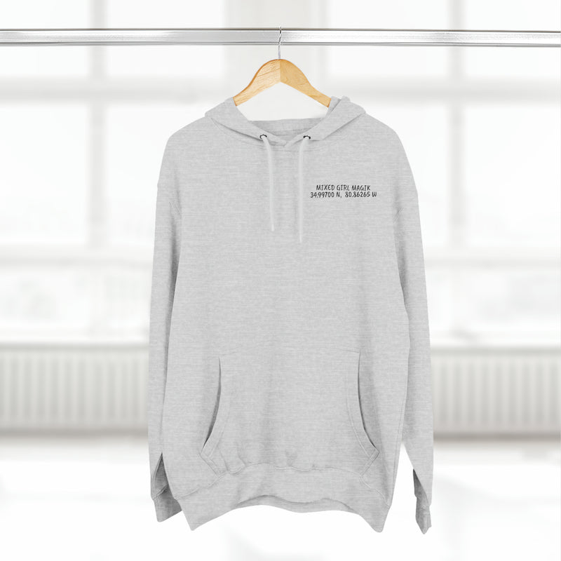 Three-Panel COOR. Fleece Hoodie