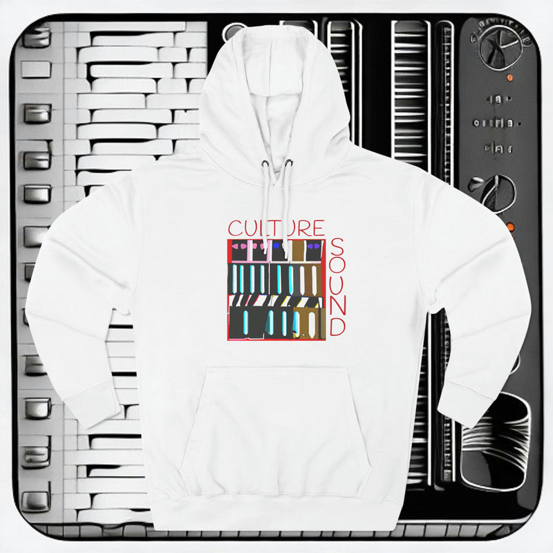 Three-Panel Fleece Culture Hoodie